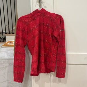 Nike Red Dri-FIT Long Sleeve Shirt with hood